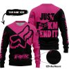 JUST FKCN SEND IT - 3D ALL OVER PRINTED - FOX RACING - PINK 1 - SWEATER UGLY