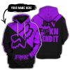 JUST FKCN SEND IT - 3D ALL OVER PRINTED - FOX RACING - PURPLE