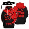 JUST FKCN SEND IT - 3D ALL OVER PRINTED - FOX RACING - RED