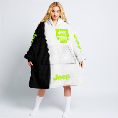 Limited Edition - Custom Name Jeep - Neon - Oodie Blanket