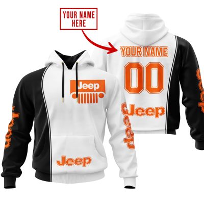 Limited Edition - Custom Name Jeep - Orange
