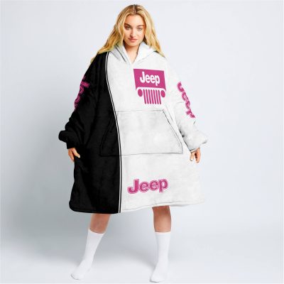 Limited Edition - Custom Name Jeep - Pink 1 - Oodie Blanket