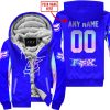 WHAT THE FOX – LIMITED EDITION – FOX RACING - BLUE V1 - FLEECE ZIP HOODIE