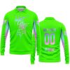 WHAT THE FOX – LIMITED EDITION – FOX RACING - GREEN V1 - LONG SLEEVE POLO SHIRT