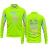 WHAT THE FOX – LIMITED EDITION – FOX RACING - NEON V1 - LONG SLEEVE POLO SHIRT