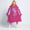 WHAT THE FOX – LIMITED EDITION – FOX RACING - PINK 1 V1 - OODIE BLANKET HOODIE