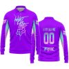 WHAT THE FOX – LIMITED EDITION – FOX RACING - PURPLE V1 - LONG SLEEVE POLO SHIRT