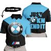 JUST FKCN SEND IT - 3D ALL OVER PRINTED - BMW - POLO SHIRT