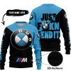 JUST FKCN SEND IT - 3D ALL OVER PRINTED - BMW - SWEATER UGLY
