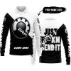 JUST FKCN SEND IT - 3D ALL OVER PRINTED - CAN AM - LONG SLEEVE POLO SHIRT