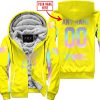 WHAT THE FOX – LIMITED EDITION – FOX RACING - YELLOW V1 - FLEECE ZIP HOODIE