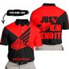 JUST FKCN SEND IT - 3D ALL OVER PRINTED - HONDA - POLO SHIRT