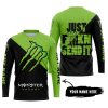 JUST FKCN SEND IT - 3D ALL OVER PRINTED - MONSTER ENERGY - JERSEY