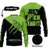 JUST FKCN SEND IT - 3D ALL OVER PRINTED - MONSTER ENERGY - SWEATER UGLY