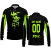 WHAT THE FOX – LIMITED EDITION – FOX RACING - BLACK NEON - LONG SLEEVE POLO SHIRT