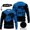 JUST FKCN SEND IT - 3D ALL OVER PRINTED - POLARIS - SWEATER UGLY