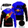 JUST FKCN SEND IT - 3D ALL OVER PRINTED - RED BULL - SWEATER UGLY