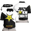 JUST FKCN SEND IT - 3D ALL OVER PRINTED - ROCKSTAR ENERGY - POLO SHIRT