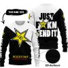 JUST FKCN SEND IT - 3D ALL OVER PRINTED - ROCKSTAR ENERGY - SWEATER UGLY