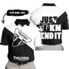 JUST FKCN SEND IT - 3D ALL OVER PRINTED - TRIUMPH - POLO SHIRT