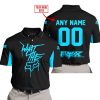 WHAT THE FOX – LIMITED EDITION – FOX RACING - BLACK SKY BLUE - POLO SHIRT