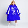 WHAT THE FOX – LIMITED EDITION – FOX RACING - BLUE - OODIE BLANKET HOODIE