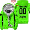 WHAT THE FOX – LIMITED EDITION – FOX RACING - GREEN - FLEECE ZIP HOODIE
