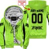 WHAT THE FOX – LIMITED EDITION – FOX RACING - GREEN 1 - FLEECE ZIP HOODIE
