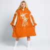WHAT THE FOX – LIMITED EDITION – FOX RACING - ORANGE - OODIE BLANKET HOODIE