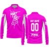 WHAT THE FOX – LIMITED EDITION – FOX RACING - PINK - LONG SLEEVE POLO SHIRT