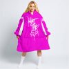 WHAT THE FOX – LIMITED EDITION – FOX RACING - PINK - OODIE BLANKET HOODIE