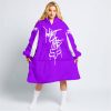 WHAT THE FOX – LIMITED EDITION – FOX RACING - PURPLE -OODIE BLANKET HOODIE