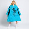 WHAT THE FOX – LIMITED EDITION – FOX RACING - SKY BLUE - OODIE BLANKET HOODIE