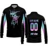 WHAT THE FOX – LIMITED EDITION – SKI DOO - BLACK - LONG SLEEVE POLO SHIRT