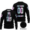 GO FOX YOUR SELF – LIMITED EDITION – DUCATI - BLACK - SWEATER UGLY