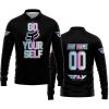 GO FOX YOUR SELF – LIMITED EDITION – FLY RACING - BLACK - LONG SLEEVE POLO SHIRT