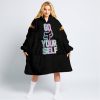GO FOX YOUR SELF – LIMITED EDITION – RED BULL - BLACK - OODIE BLANKET HOODIE