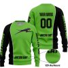 LIMITED EDITION - CUSTOM NAME MOTOCROCSS V2 - ARCTIC CAT - GREEN - SWEATER UGLY