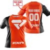 LIMITED EDITION - CUSTOM NAME MOTOCROCSS V2 - FXR - ORANGE - T-SHIRT