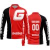 LIMITED EDITION - CUSTOM NAME MOTOCROCSS V2 - GAS GAS - RED - LONG SLEEVE POLO SHIRT