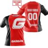 LIMITED EDITION - CUSTOM NAME MOTOCROCSS V2 - GAS GAS - RED - T-SHIRT