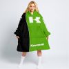 LIMITED EDITION - CUSTOM NAME MOTOCROCSS V2 - KAWASAKI - GREEN - OODIE BLANKET HOODIE
