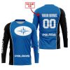 LIMITED EDITION - CUSTOM NAME MOTOCROCSS V2 - POLARIS - BLUE - JERSEY
