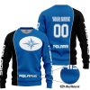 LIMITED EDITION - CUSTOM NAME MOTOCROCSS V2 - POLARIS - BLUE - SWEATER UGLY