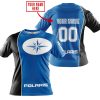 LIMITED EDITION - CUSTOM NAME MOTOCROCSS V2 - POLARIS - BLUE - T-SHIRT