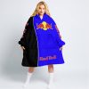 LIMITED EDITION - CUSTOM NAME MOTOCROCSS V2 - RED BULL - BLUE - OODIE BLANKET HOODIE