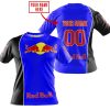 LIMITED EDITION - CUSTOM NAME MOTOCROCSS V2 - RED BULL - BLUE - T-SHIRT