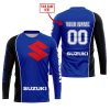 LIMITED EDITION - CUSTOM NAME MOTOCROCSS V2 - SUZUKI - BLUE - JERSEY