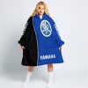 LIMITED EDITION - CUSTOM NAME MOTOCROCSS V2 - YAMAHA - BLUE - OODIE BLANKET HOODIE