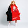 LIMITED EDITION - CUSTOM NAME MOTOCROCSS V2 - YAMAHA - RED - OODIE BLANKET HOODIE